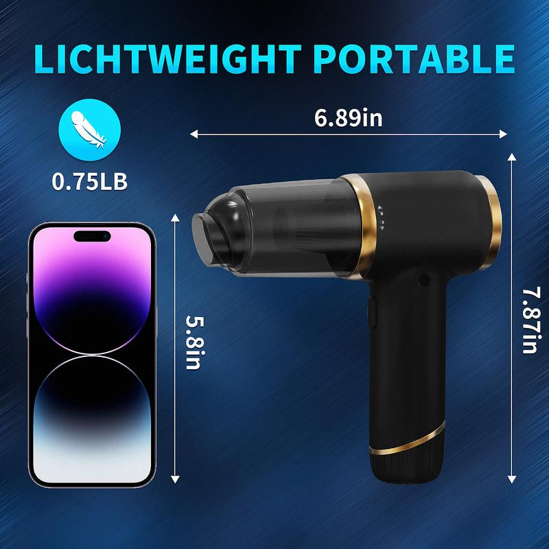 OMO Handheld Cordless Vacuum Cleaner, 5000PA Portable Car Vacuum, Integrated Suction and Blowing Cordless Vacuum, Suitable for Households, Cars, and Pets