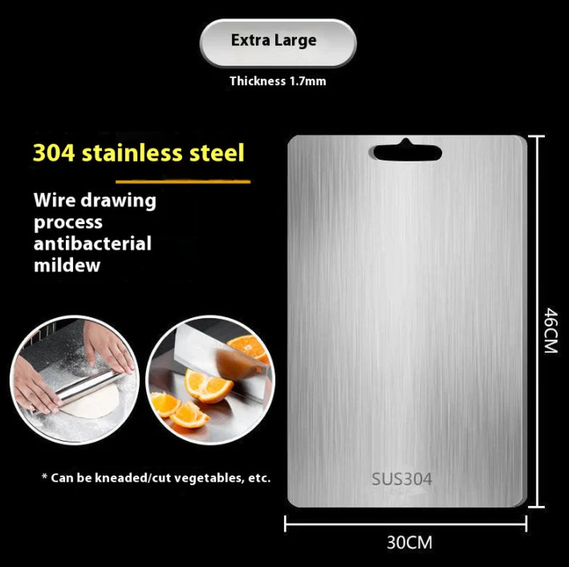 Kitchen 304 Stainless Steel Cutting Board