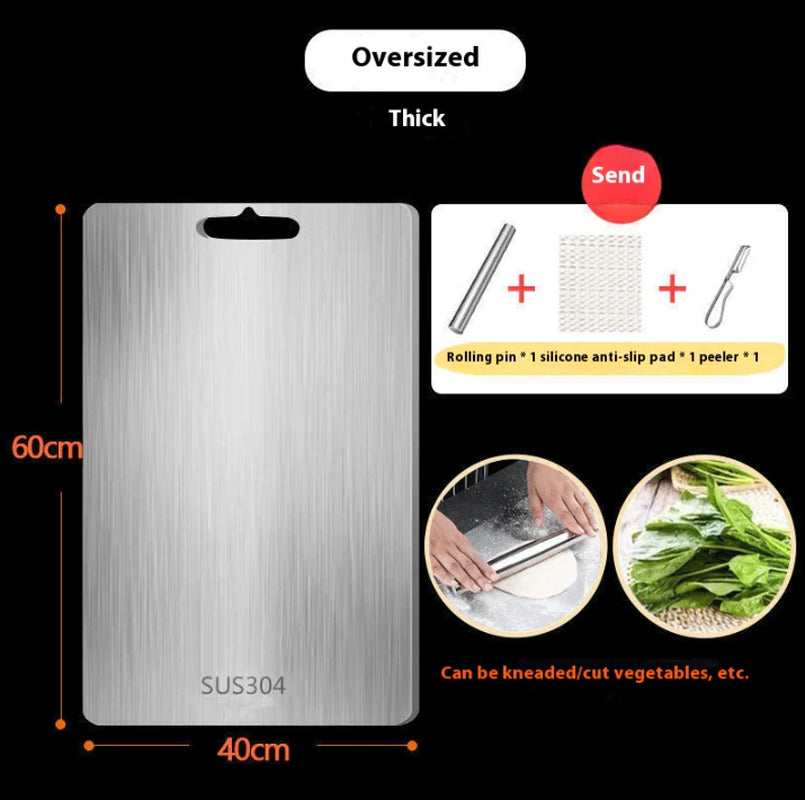 Kitchen 304 Stainless Steel Cutting Board
