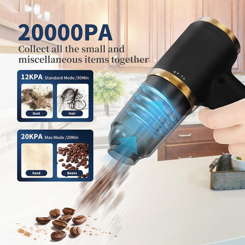 OMO Handheld Cordless Vacuum Cleaner, 5000PA Portable Car Vacuum, Integrated Suction and Blowing Cordless Vacuum, Suitable for Households, Cars, and Pets